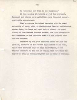 "Address to be Delivered before the Indiana University Alumni Clubs" -Indiana, Illinois, California, Texas, Washington, D.C., New York, etc. Jan 17, 1940-March 13, 1940
