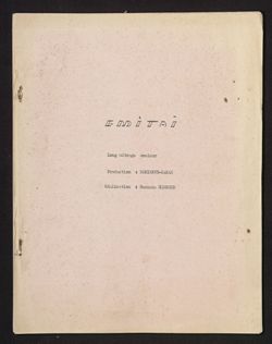 Script (bound), undated