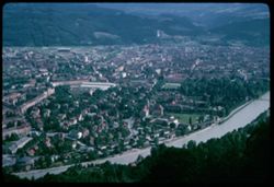 Looking down on Innsbruck from Hungerburg