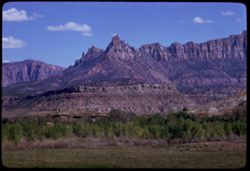 Mtn. ridge in SW Utah south of Zion Nat'l Park - from West