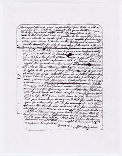 Letter of Rev. Matthew Brown, 4 September 1817