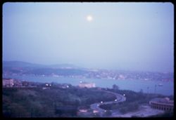 Full moon over Bosporus from our balcony