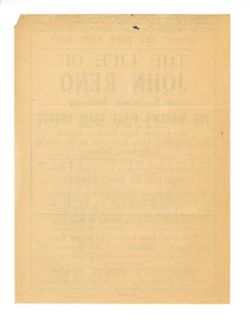 1943, Mar. 31 - Shields, Robert William, 1918-, author. 648 East Monroe Street, Franklin, Indiana. To Robert G. Miller. Seeks information on the Reno gang.