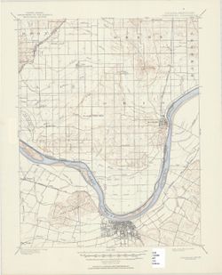 Indiana-Kentucky Owensboro quadrangle [1950 reprint]