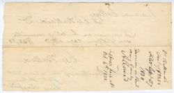 Receipt to Dr. C. G. Ballard for services on building committee in the amount of $22.50, 4 October 1838