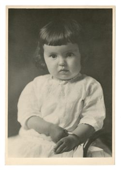 Portrait of small girl (Jane Howard?)