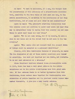 Taxation Conference, Address of Welcome, 1914