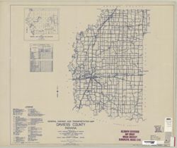 General highway and transportation map of Dearborn County, Indiana
