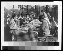 Some guests at Autumn buckwheat cakes/sausages round-up at Will Vawter's