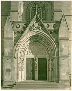 Entrance to the Synod House - Cathedral of St. John The Divine