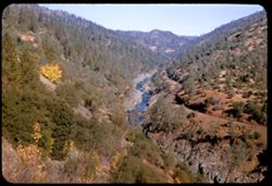 View up Feather river canyon several miles below Big Bend.