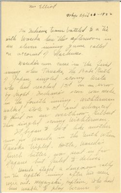 Edna Hatfield Edmondson correspondence, 1922, C705 