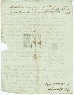 Burroughs, Dr. Marmaduke, Vera Cruz, 1 Nov. 1837, to William Maclure, Mexico., 1837 Nov. 1