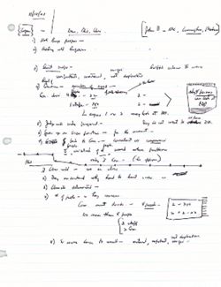 "11/10/03 - Dan, Phil, Chris" [Hamilton’s handwritten notes], November 10, 2003