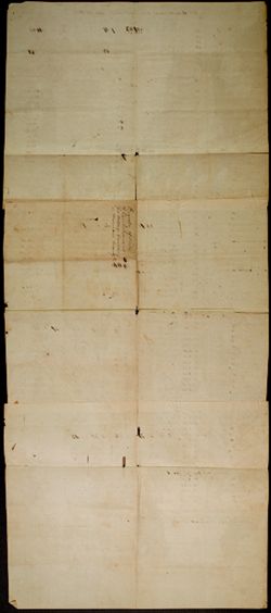 "Register of sales of sections in a Monroe Seminary township sold for the purpose of erecting College buildings and for other purposes by Wm. Alexander Comsr. from April 1834 to Sept. 24 1838," circa 1838