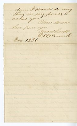 D. H. Prank, Nashville [TN] to Mrs. Bennett and Mrs. Norcross, New Harmony., 1865, Nov. 21
