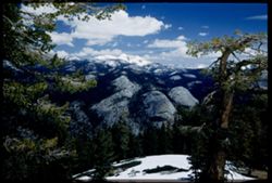 Yosemite Park.  View NE from Sentinel Dome.