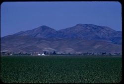 Mountains of Gabilau Range on east side of Salinas Valley from US 101 [zuni] south of Greenfield, Monterey County