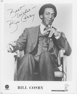 Autographed Bill Cosby portrait