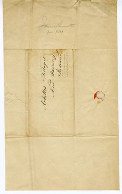 James BENNETT, Mount Vernon, [Indiana]. To Achilles FRETAGEOT, New Harmony., 1830 Jan.