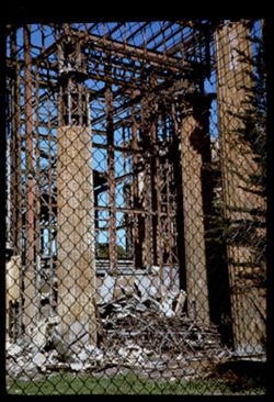 Demolition of old Palace of Fine Arts