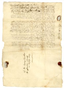 1680, Dec. 24 - Sewall, Samuel, 1652-1730, jurist. Boston in N.E. To Stephen Sewall. At Bishopstoke, Hampshire. Personal letter.