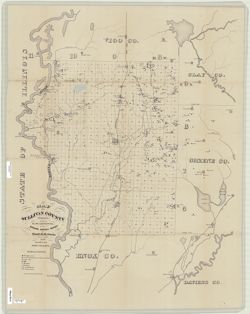 Map of Sullivan County, Indiana
