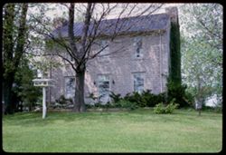Hubert and Carold Brown's old stone house near Ellettsville, Indiana