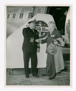 Roy Howard and Capt. Kauffman