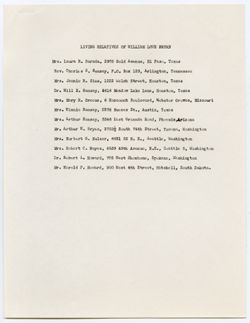 Memorial Resolution for President Emeritus William Lowe Bryan, ca. 06 December 1955