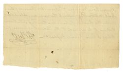 1800, June 6 - Lee, Thomas lieutenant. Harpers Ferry, Virginia. Receipt to Lieutenant Jacob Wilson for $500 “to be applied to the Recruiting Service.”