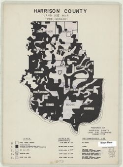 Harrison County [Indiana] land use map : preliminary