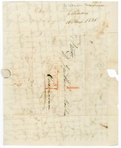 Michelena, Francisco, Mexique. To William Maclure, Guernavaca., 1836 Mar. 16