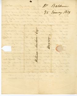 Baldwin, John, New Orleans to William Maclure, Mexico., 1839 Jan. 25