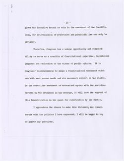 Hearings - Statements: Mitchell, John N., Mar 13 1969