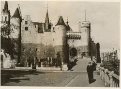 Historic castle in Antwerp, Belgium