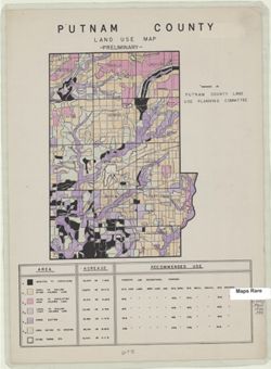 Putnam County [Indiana] land use map : preliminary