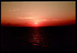 L-9= Sunrise Off Miami Beach Fla. Cushman