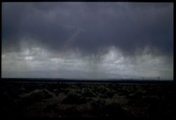 Sorm cloud in S.W. Nevada near Boulder Canyon.  Noon.