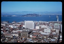 Easter Toward East Bay from high up tower of Fairmont hotel