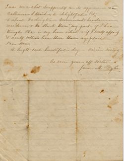 Jane M. Wylie to Andrew Wylie, Jr., 17 August 1860
