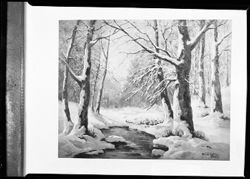 Creek in winter by Adelee Wendel