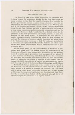 "Training for Government Service at Indiana University (Second Printing) vol. XXIII, no. 12 (2 of 2)