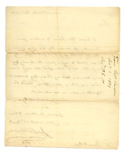 1809, Sept. 1 - Chandler, Joseph, capt. Fort Preble. To Robert Brent. Covering letter for muster and payroll of his company for July and August 1809.
