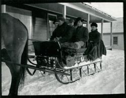 Men on a sleigh
