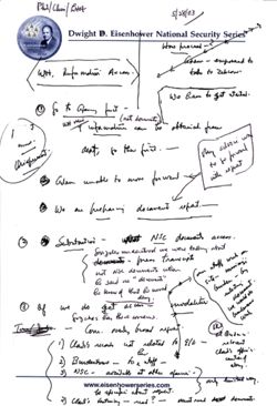 "Phil/Chris/LHH - 5/28/03" [Hamilton’s handwritten notes], May 28, 2003