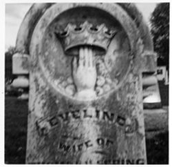 Hand, Crown, Clouds. Eveline. B. H. Yellinghoff - maker, Hamilton, O