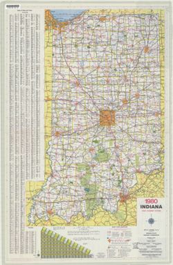 1980 Indiana state highway system