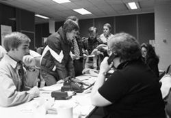 Registration at IU South Bend, 1970s