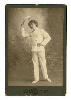 Woman in sailor's costume